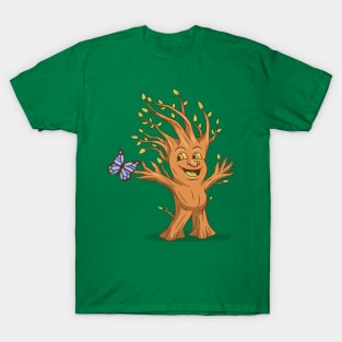 Tree Ent and Butterfly T-Shirt